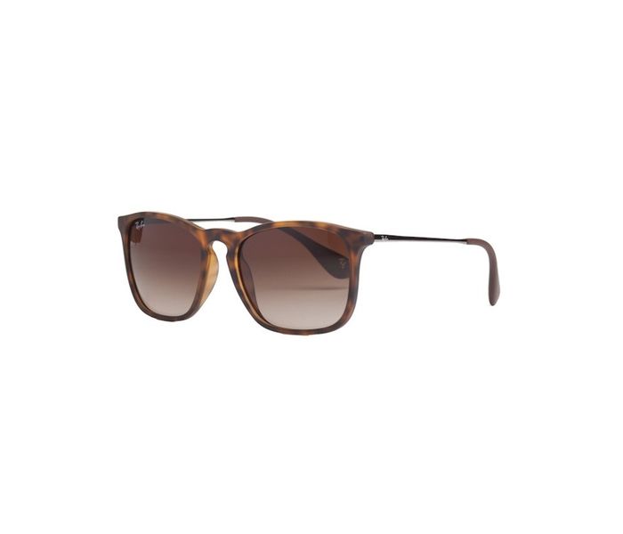 Ray-Ban 0RB4187-F 856/13 Wayfarer Tortoise Frame & Brown Gradient Mirrored Sunglasses for Unisex - Zoom Image 2