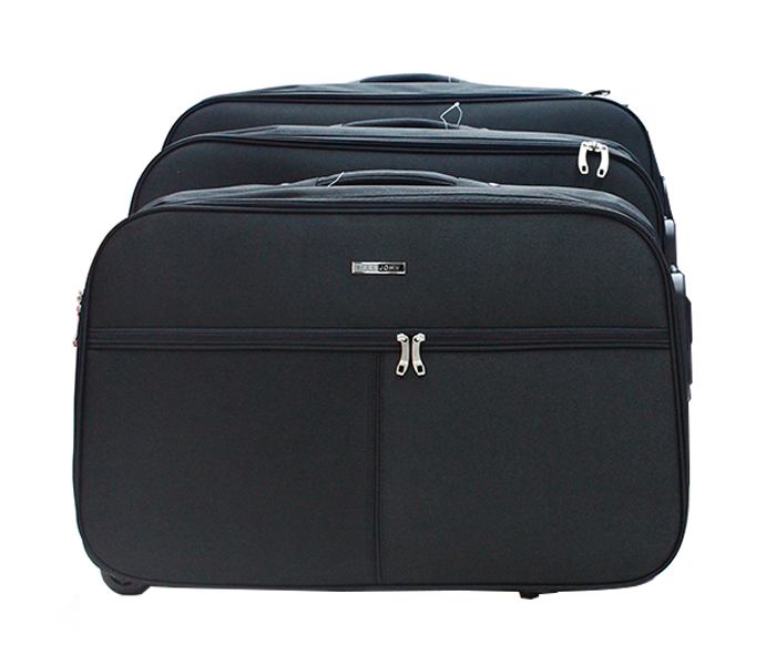 Parajohn PJSC9004B Suitcase Set of 3 Pieces - Black - Zoom Image