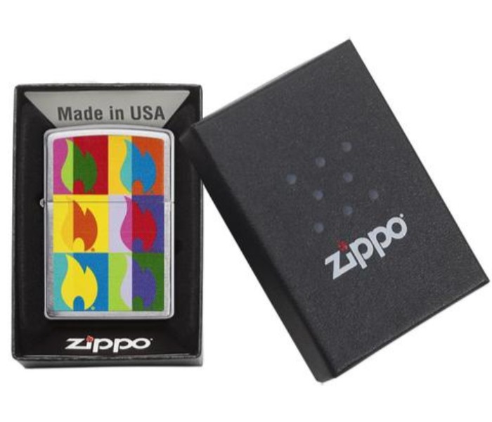 Zippo 29623 Abstract Flame Lighter Multicolor - Zoom Image 2