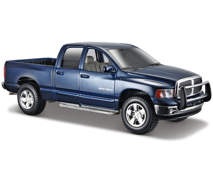 Maisto Tech 31963 1:27 SE (A) 2002 Dodge Ram Quad Cab Blue - Zoom Image