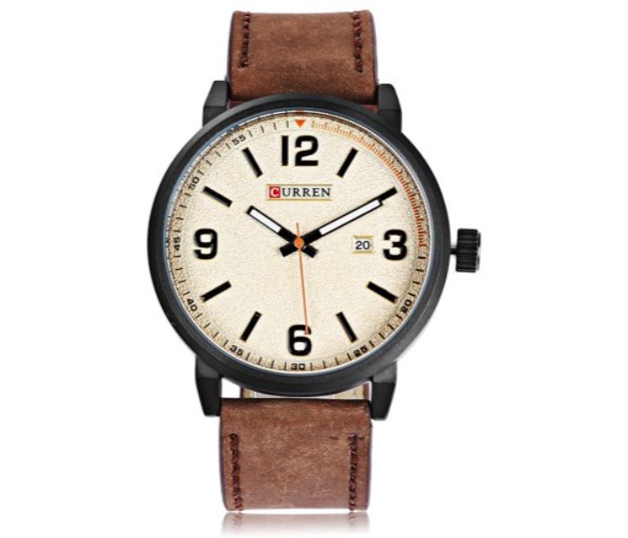 Curren 8218 Quartz Watch For Men Brown - Zoom Image 2