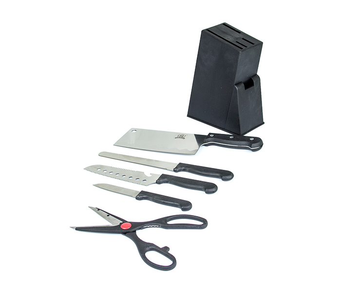 Taqdeer YG-821 5 Pieces Knife Set with Knife Holder Stand - Zoom Image 1