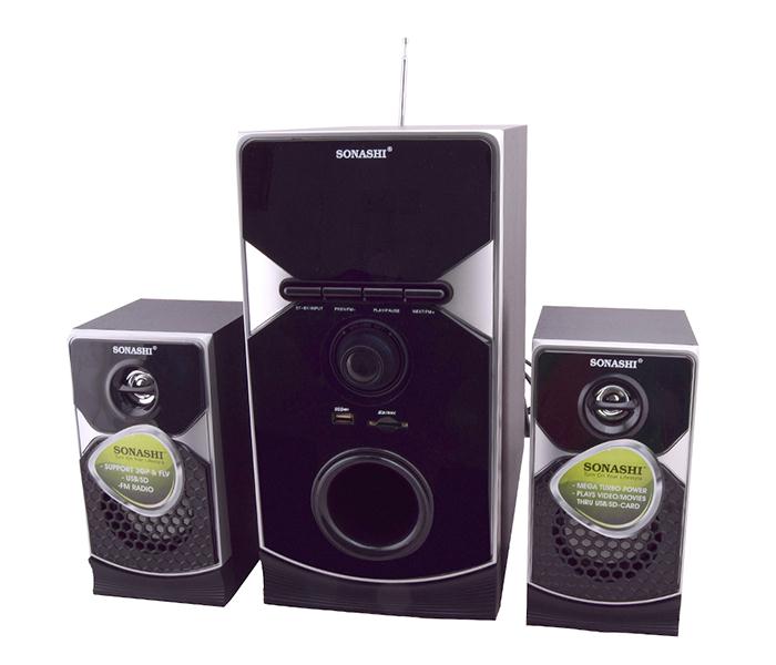 Sonashi SHS-7084-USR 2.1 Channel Speaker with USB, SD Card, FM, Remote & MP5 Function - Zoom Image 4