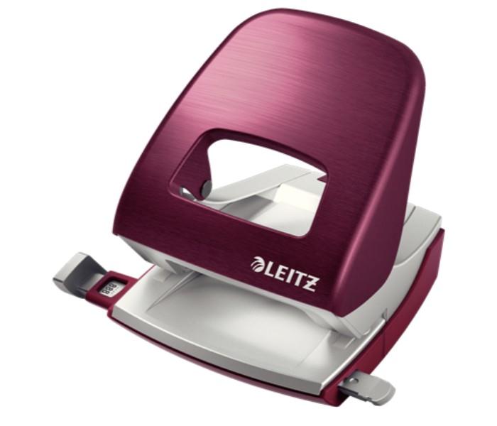 Leitz 5006-60-28 NeXXt Style Hole Punch Garnet Red - Zoom Image 6