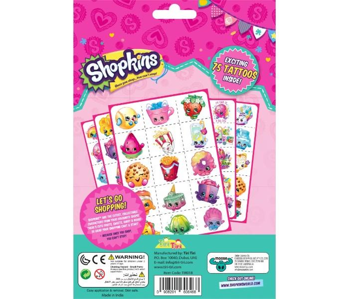 Tiri Tiri TIR018 Shopkins Tattoo Pack Multicolor - Zoom Image 1