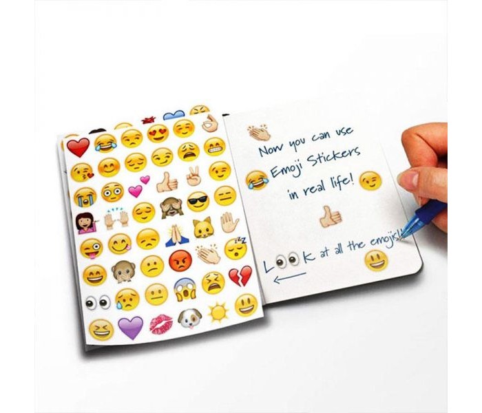 Cute Emoji Emoticon Smile Face Sticker CEESFSY94 Yellow - Zoom Image 1