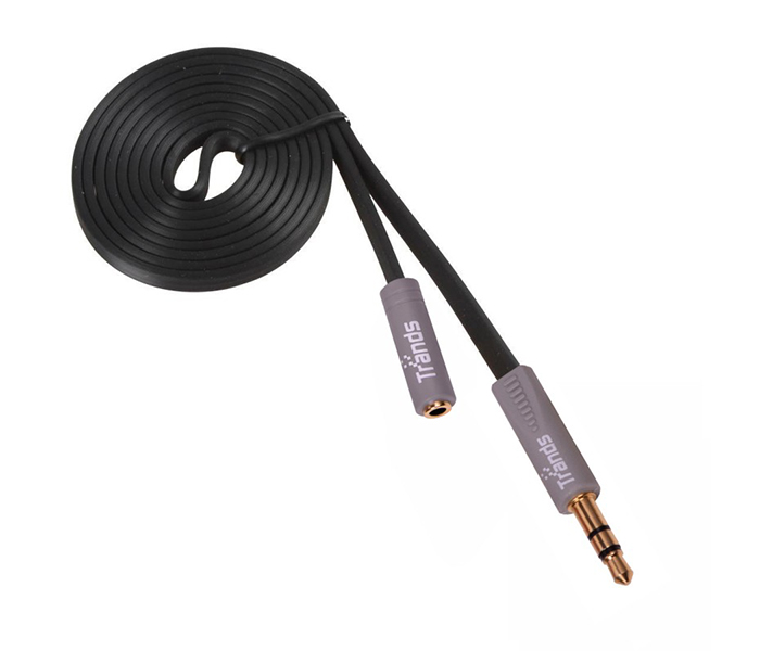 Trands TR-CA3441 3.5mm AUX Extension Cable - Black, 3 Meter - Zoom Image 3