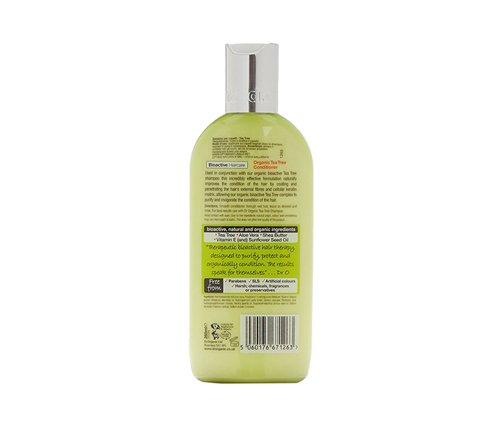 Dr.Organic N13985723A Bioactive Haircare Tea Tree Conditioner - 265ml - Zoom Image 1