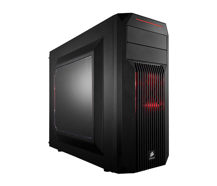 Corsair CC-9011051-WW Carbide Series SPEC-02 Red LED Mid-Tower Gaming Case - Black - Zoom Image 6