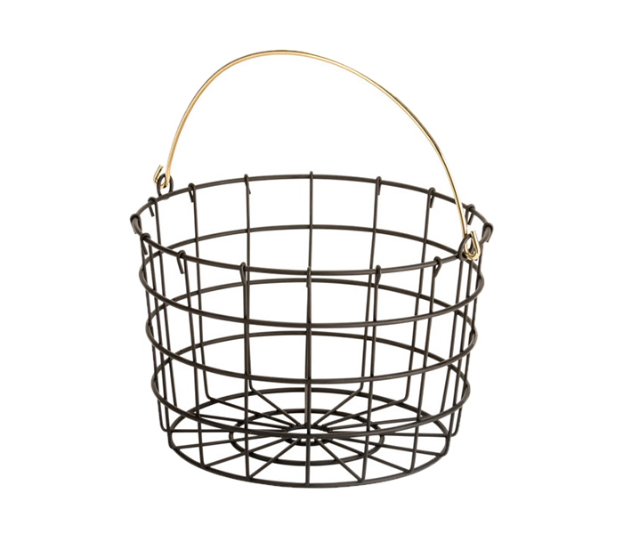 Royalford RF9206 Round Fruit Basket - Black - Zoom Image