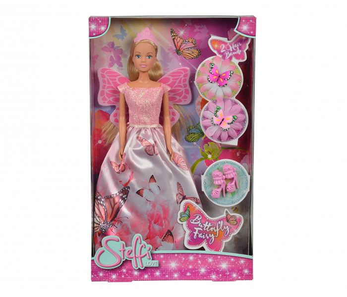 Simba 105733079 29 Cm Steffi Love Butterfly Princess with 2 Hair Ties - Zoom Image 4