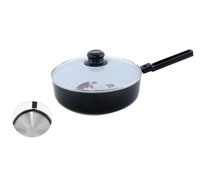 Epsilon EN3875 Frypan with Lid - Black - Zoom Image