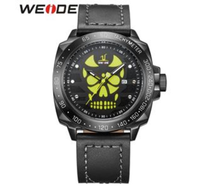 Weide UV 1510LB Mens Analog Watch Yellow and Black - Zoom Image 4