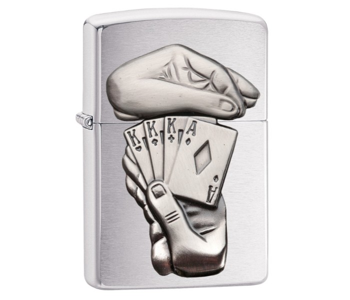 Zippo 28837 250 BS Full House Lighter Silver - Zoom Image 4