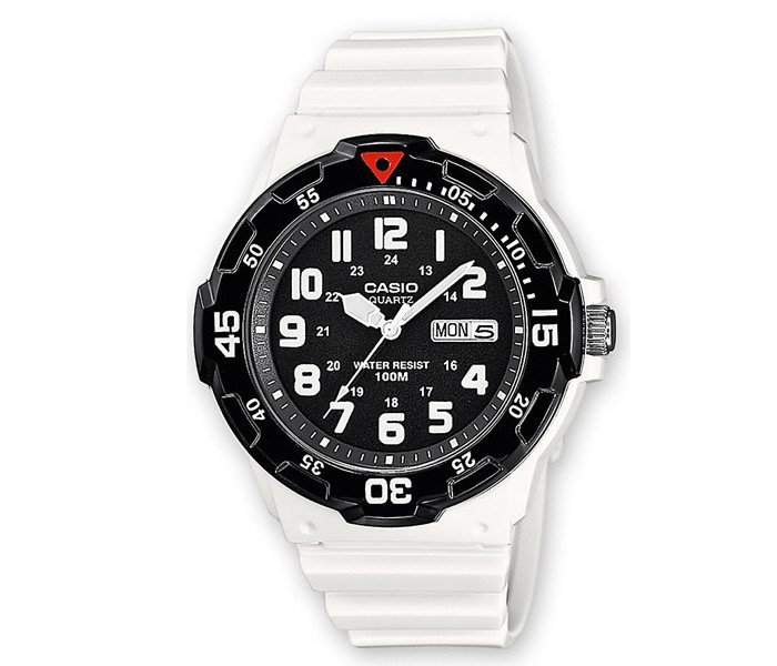 Casio MRW-200HC-7B Mens Analog Watch Black and White - Zoom Image