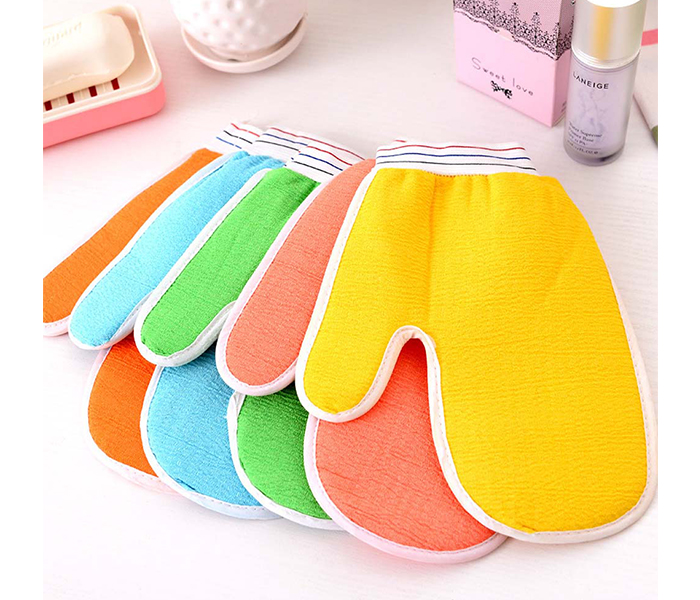 Body Shower Mitt Scrubber Exfoliating Thumb Gloves - Zoom Image 1