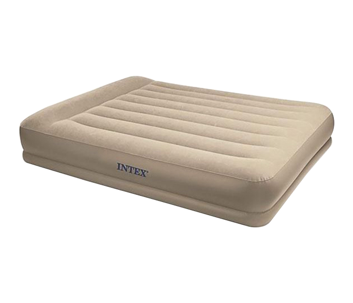 Intex ZX-67740 Inflatable Twin Size Pillow Rest Mid-Rise Airbed - Beige - Zoom Image 2