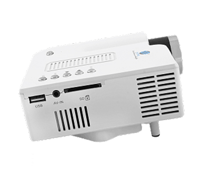 BSNL A8 LED Projector with Remote Control, White - Zoom Image 3