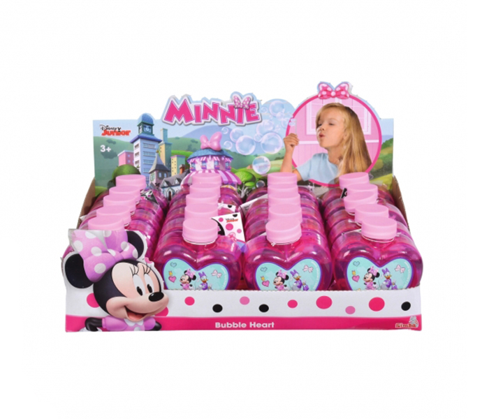 Simba 7052175 Minnie Bubble Heart Bottle - Zoom Image 1