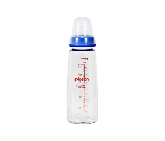 Pigeon N11976300A Pigeon Plastic Baby Bottle Medium Clear - Zoom Image