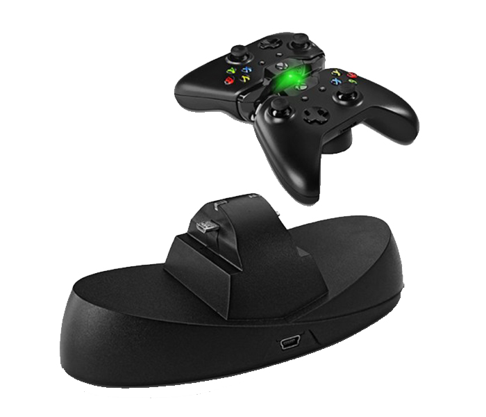 Trands TR-69GX1 Dual Charging Power Dock for Xbox One Controller - Black - Zoom Image 2