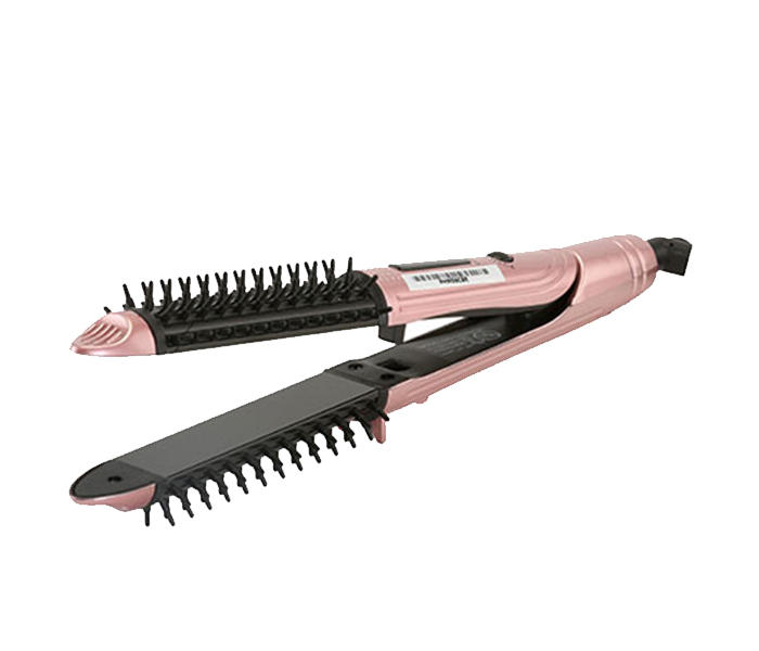 Olsenmark OMH4006 2-in-1 Hair Straightener with Brush - Zoom Image 3