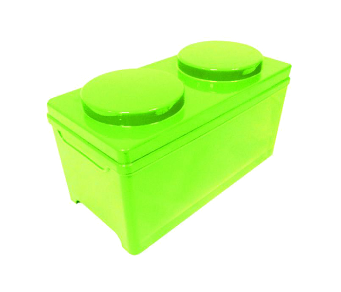 Royalford RF9290 7.5 Litre 2 Circles Block Storage Box - Green - Zoom Image