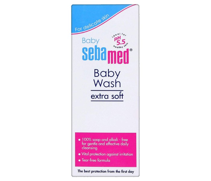 Sebamed 015SM015 Extra Soft Baby Wash 200 ml - Zoom Image 2