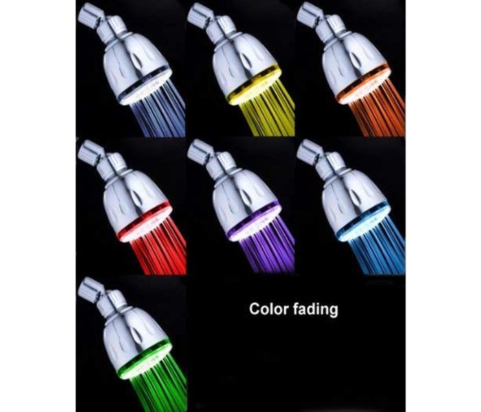 Led Rainbow Shower Head RSH36 White and Silver - Zoom Image 2