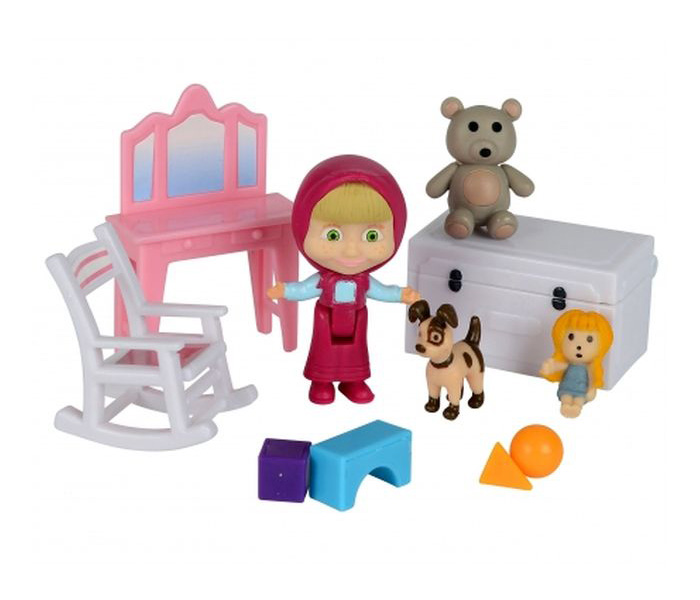 Simba 9301633 12CM Mashas House Play Set - Zoom Image 2