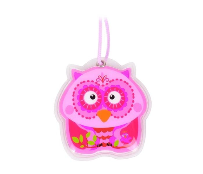 Okiedog 80109 Wildpack  Luggage Tags Owl Pink - Zoom Image 1