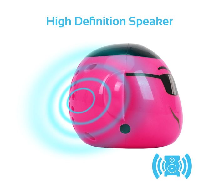 Promate Ape Mini High Definition Wireless Monkey Speaker With Smartphone Stand - Pink - Zoom Image 1