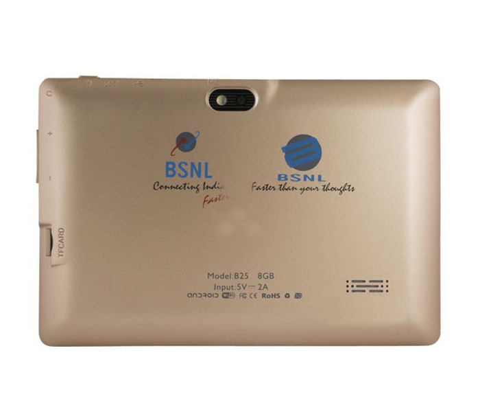 BSNL B25 7 Inch 1GB RAM 8GB Storage Tablet - Gold - Zoom Image 3