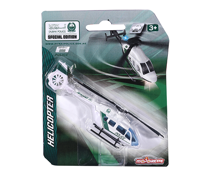 Majorette 212053130047 Dubai Police Helicopter - Zoom Image 1