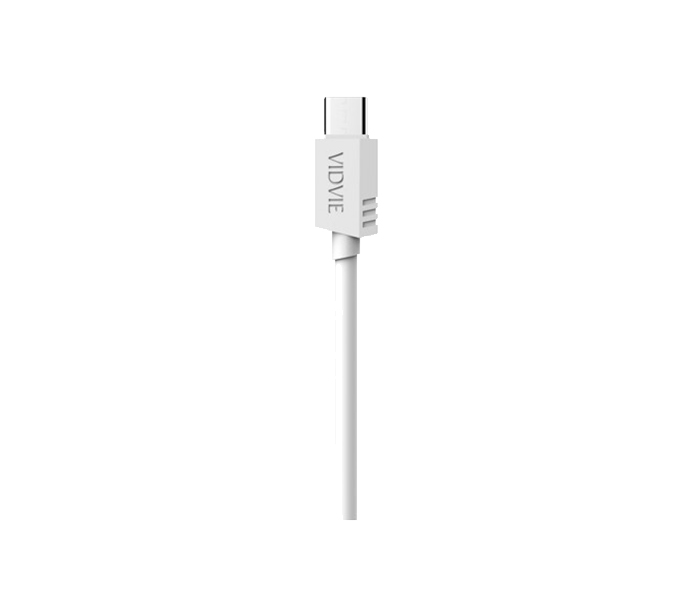 Vidvie CB-404 Data Cable for Smartphone - 1 Meter, White - Zoom Image 1