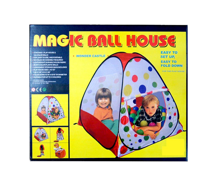 100 Pieces Balls Magic Ball House - Multicolour - Zoom Image 3