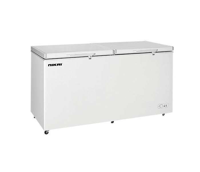 Nikai NCF600DD Double Door Chest Freezer 600 Litre White - Zoom Image