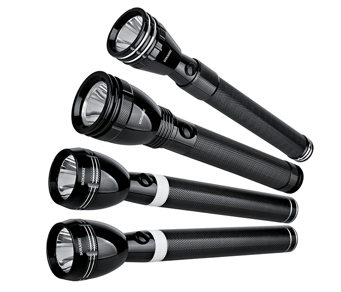 Sonashi SLT-2711 Rechargeable LED Torch Combo Pack - 4 Pieces - Zoom Image 4