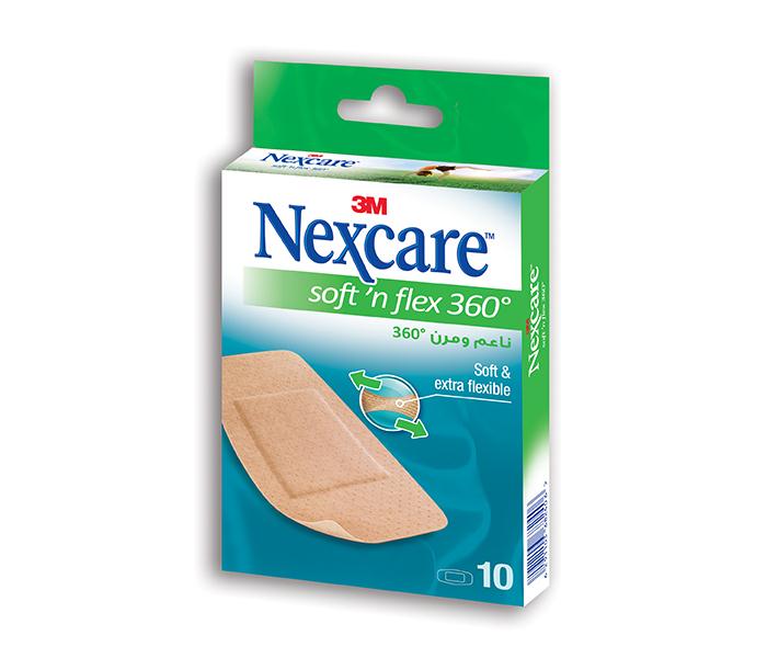 3M Nexcare 570-10 Soft 'N' Flex Knee & Elbow Bandages - 10 Piece - Zoom Image