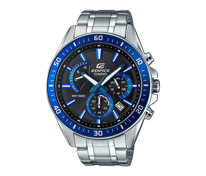 Casio Edifice EFR-552D-1A2VUDF Mens Analog Watch Silver and Black - Zoom Image