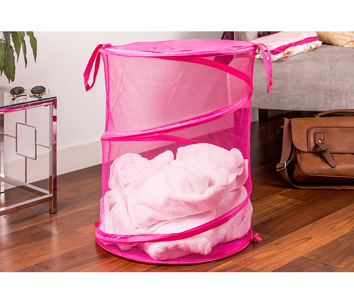 Royalford RF6802 Laundry Basket - Pink - Zoom Image 3