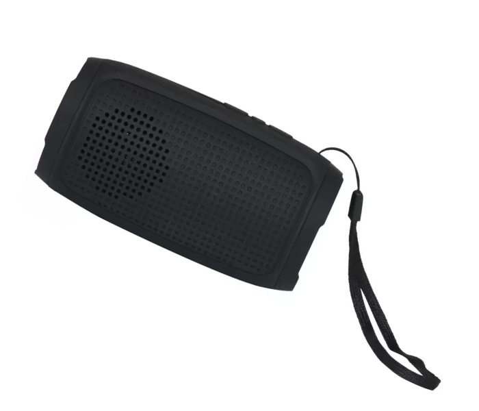 FD1 Fashionable Portable Wireless Bluetooth Speaker with Micro SD, Flash Drive - Black - Zoom Image