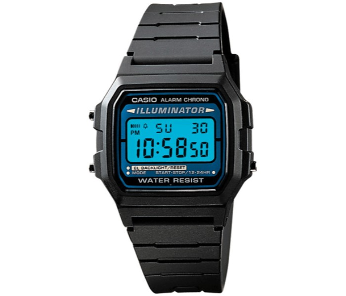 Casio F-105W-1ADF (TH) Mens Digital Watch Black - Zoom Image