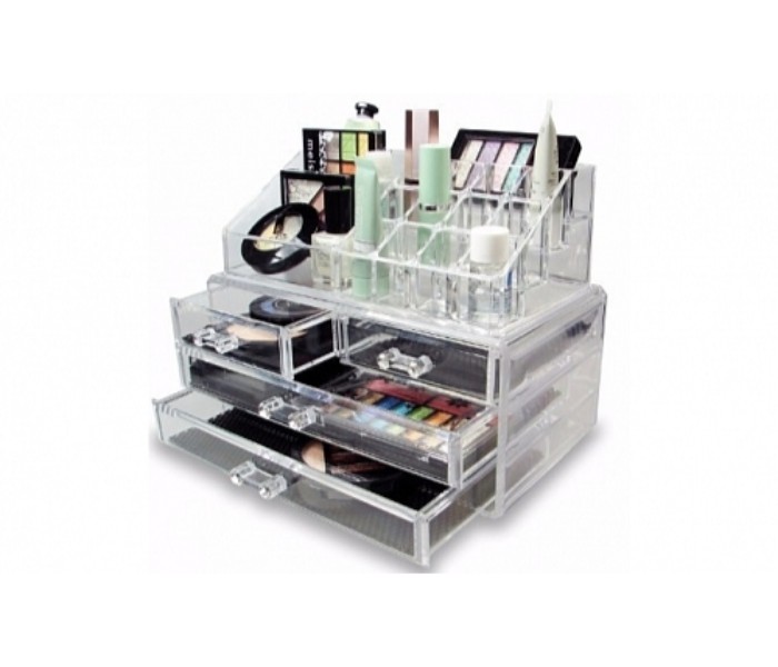 Jewellery and Cosmetic Storage Make Up Organizer EN4417  Clear - Zoom Image 1