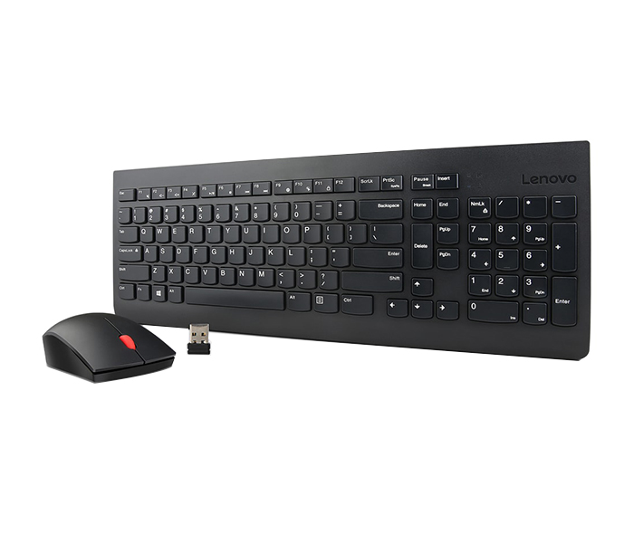 Lenovo 510 2.4 GHz Wireless Keyboard & Mouse Combo - Black - Zoom Image 1