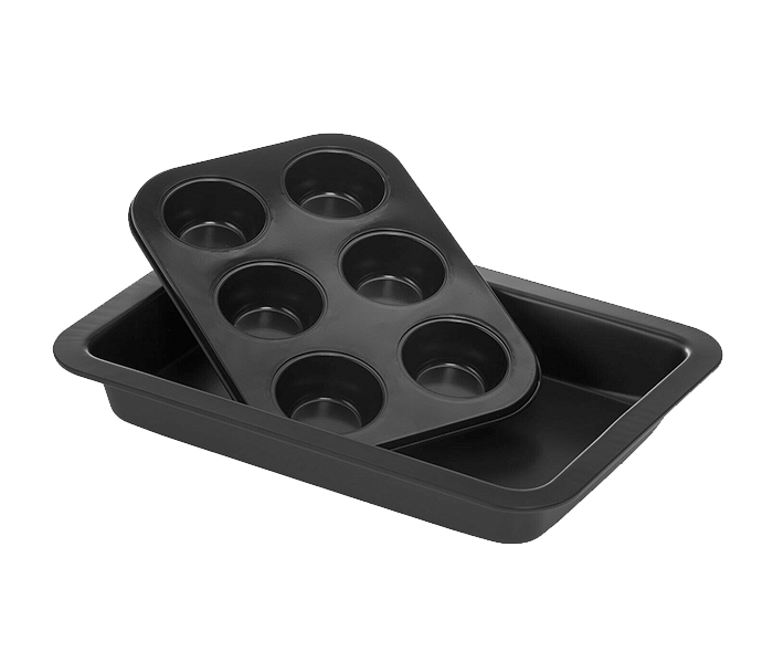 Royalford RF8786 2 Pieces Roaster Pan Sets - Black - Zoom Image 6