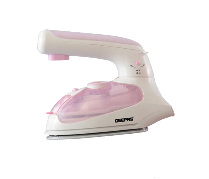 Geepas GSI7910 1000 Watts Travel Steam Iron Non-Stick Coating Soleplate - Zoom Image