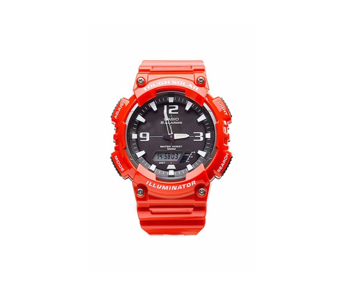 Casio AQ-S810WC-4AVDF (CN) Mens Sports Analog and Digital Watch Red and Black - Zoom Image 5