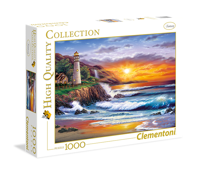 Clementoni 39368 High Quality Collection Lighthouse at Sunset Adult Puzzle - 1000 Pieces - Zoom Image 2