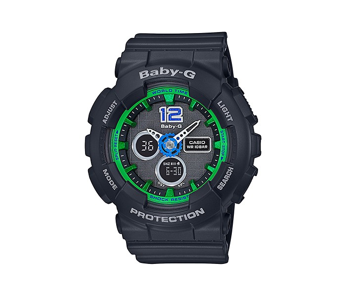 Casio G Shock BA-120-1BDR Womens Analog and Digital Watch Black - Zoom Image